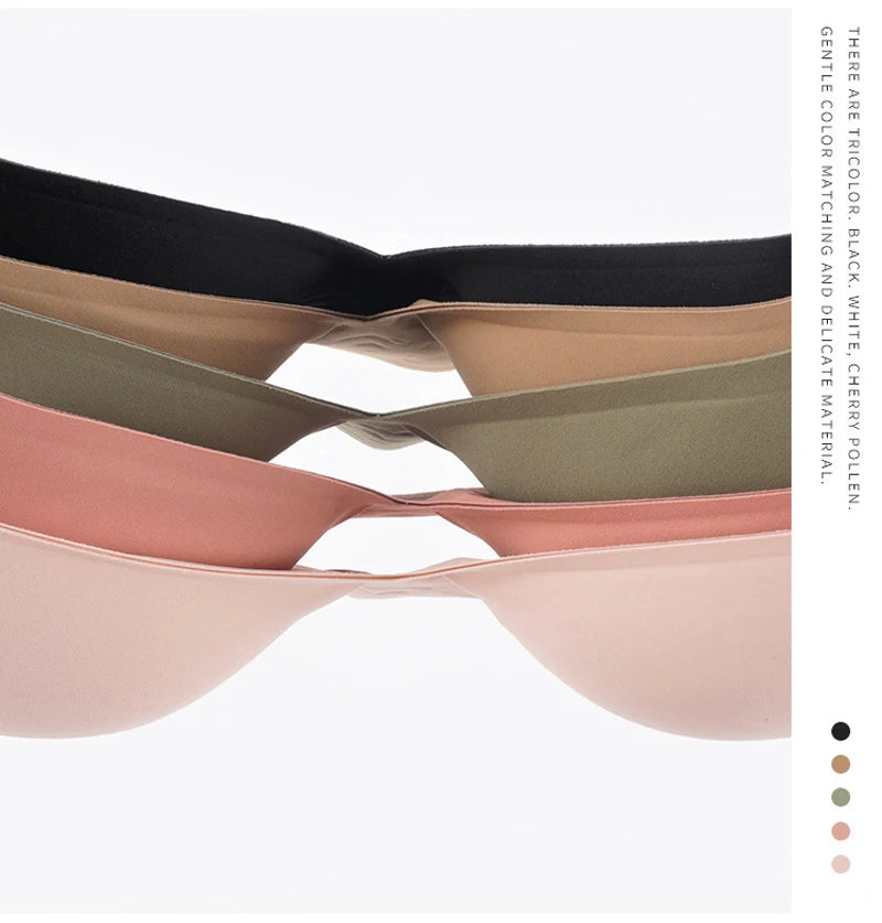 Sexy Nahtloser BH Ohne Bügel Verstellbare Drahtlose BHs Damen Unterwäsche Weiblicher Push-Up Gepolsterter Bralette Dessous Intimates