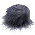 Grenzüberschreitender heiß begehrter Neuer grauhaariger stummer weißer Kater-Set Plüsch klebrige PVC handbemalte DIY Maske