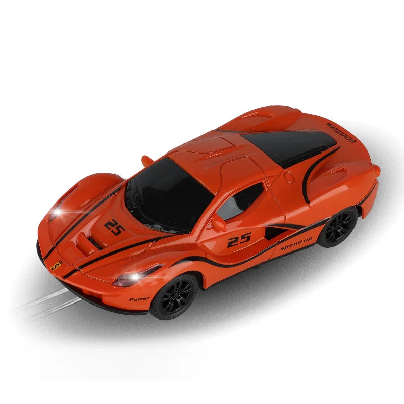 Analog Slotcar 1:43 1/43 Maßstab CLK GTR F1 Veneno Polizei LaFerrari Auto Evolution Rennstrecken-Spielzeugautos