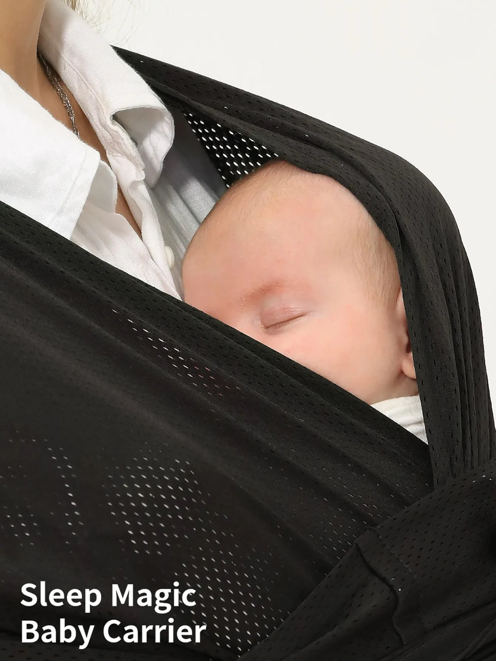 Adjustable Newborn Baby Sling Soft Breathable Air Mesh Carrier Infant Wrap Hipseat Gridding Cloth Wrap for Comfortable Wearing