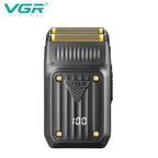 VGR Razor Professional Shaver Electric Beard Trimmer Digital Display Razor Reciprocating Razor Rechargeable Shaver for Man V-363