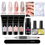 LIMEGIRL Nagelkunst-Set Poly-Nagelgel-Verlängerungs-Soak-Off-Gel-Set Nagelkunst-Acrylgel-Lack-Set für Anfänger Halbpermanentes Gel So