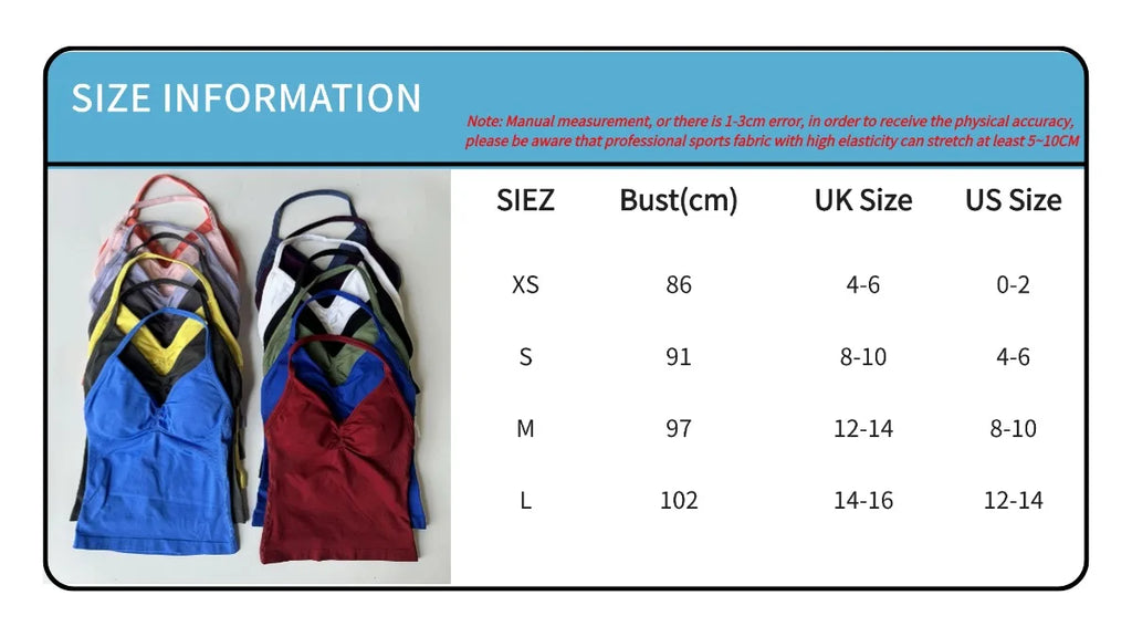 2-teiliges Set Yoga Leggings Set Damen Rückenfreie Tank Tops Hohe Taille Scrunch Gym Anzug Fitness Kleidung Outfit Yoga Set