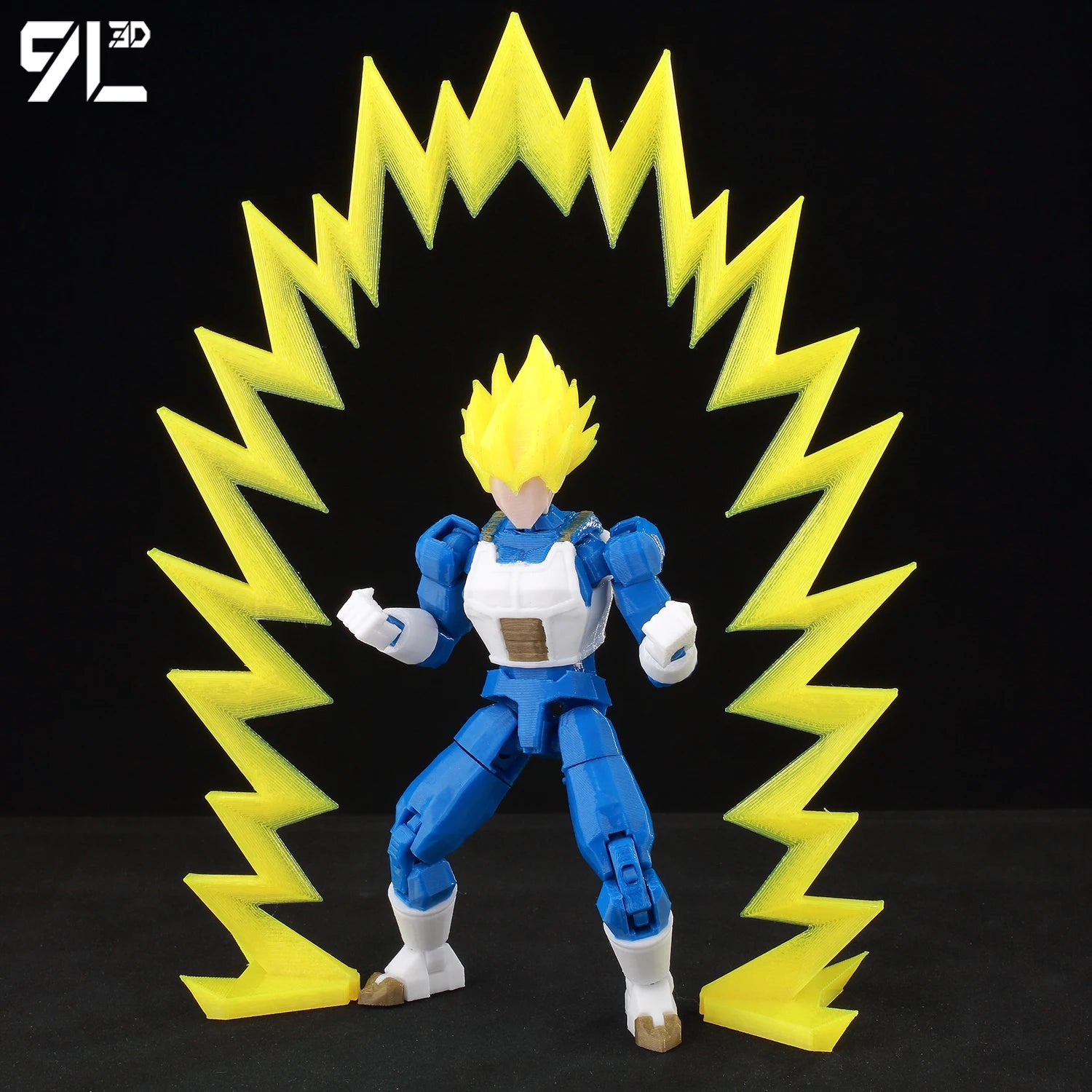 9L3D Gedruckte Dragon Ball Son Goku Vegeta Beerus Frieza Anime Lucky13 Dummy13 Titan13 Actionfiguren Mehrgelenkige Bewegliche Spielzeuge