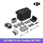 DJI Mini 5 Pro Ultraleichte & faltbare Kameradrohne 1-Zoll-CMOS Omnidirektionale Hinderniserkennung ActiveTrack 360° 225°-Gimbal-Rotation 20 km Übertragung 4K Drohne für Anfänger C0