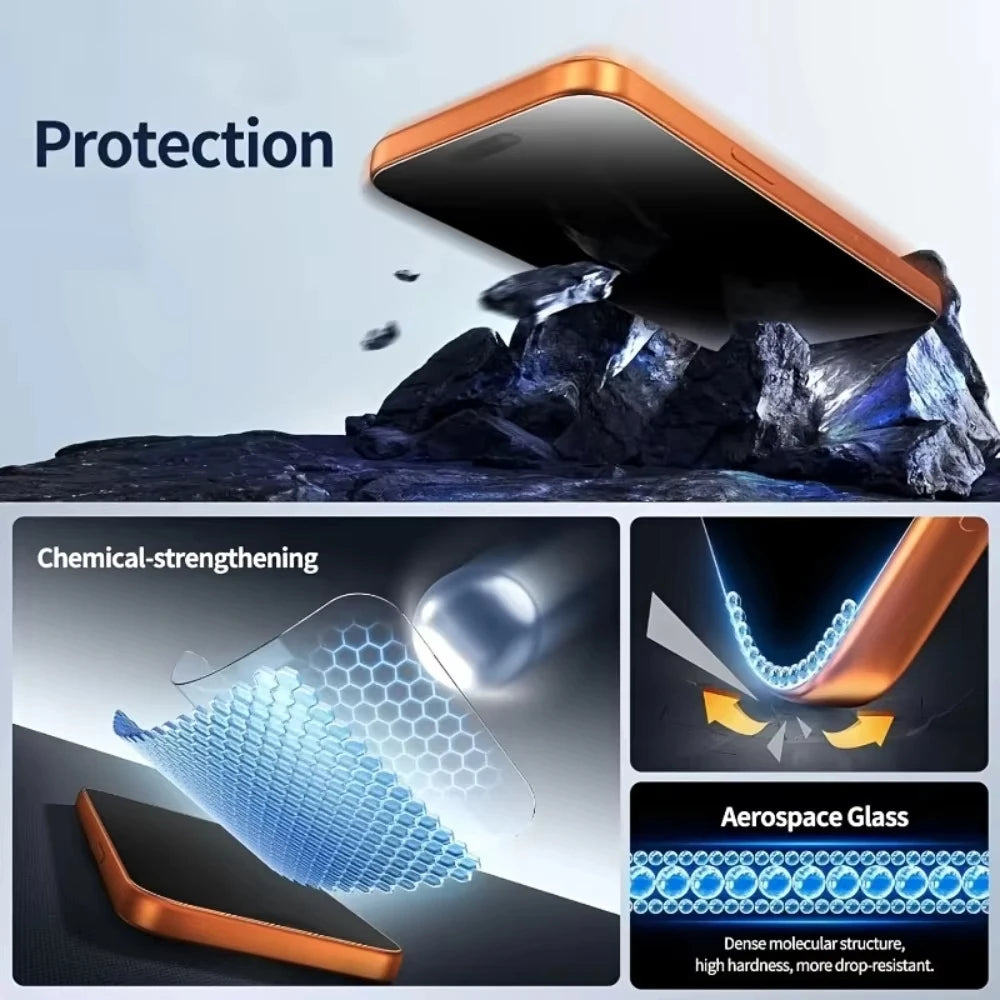 1-3 Stk. Matte Displayschutzfolie für iPhone 17 Pro Max 16 15 14 13 12 11 X XR XS Max 6 7 8 Plus SE Gehärtetes Glas Schutzfolie