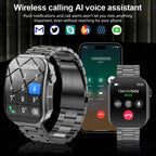 LIGE Neue 2,2-Zoll 3D Gebogenes Display Smartwatch Mit LED-Licht Thermometer Gesundheitsmonitor Smartwatch BT Anruf Sport Fitness Uhr
