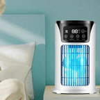 Multifunktionaler Verdunstungsventilator Tragbare Kalte Klimaanlage Kleiner Luftkühler Natürlicher Luftgekühlter Ventilator für den Schreibtisch