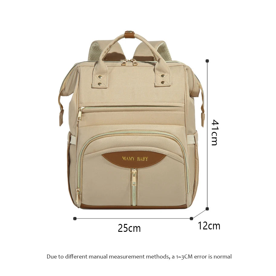 Mode Mama Rucksack Große Kapazität Wickeltasche Multifunktionale Reise Baby Tasche Mutterschaft Rucksack für Frauen Wasserdicht