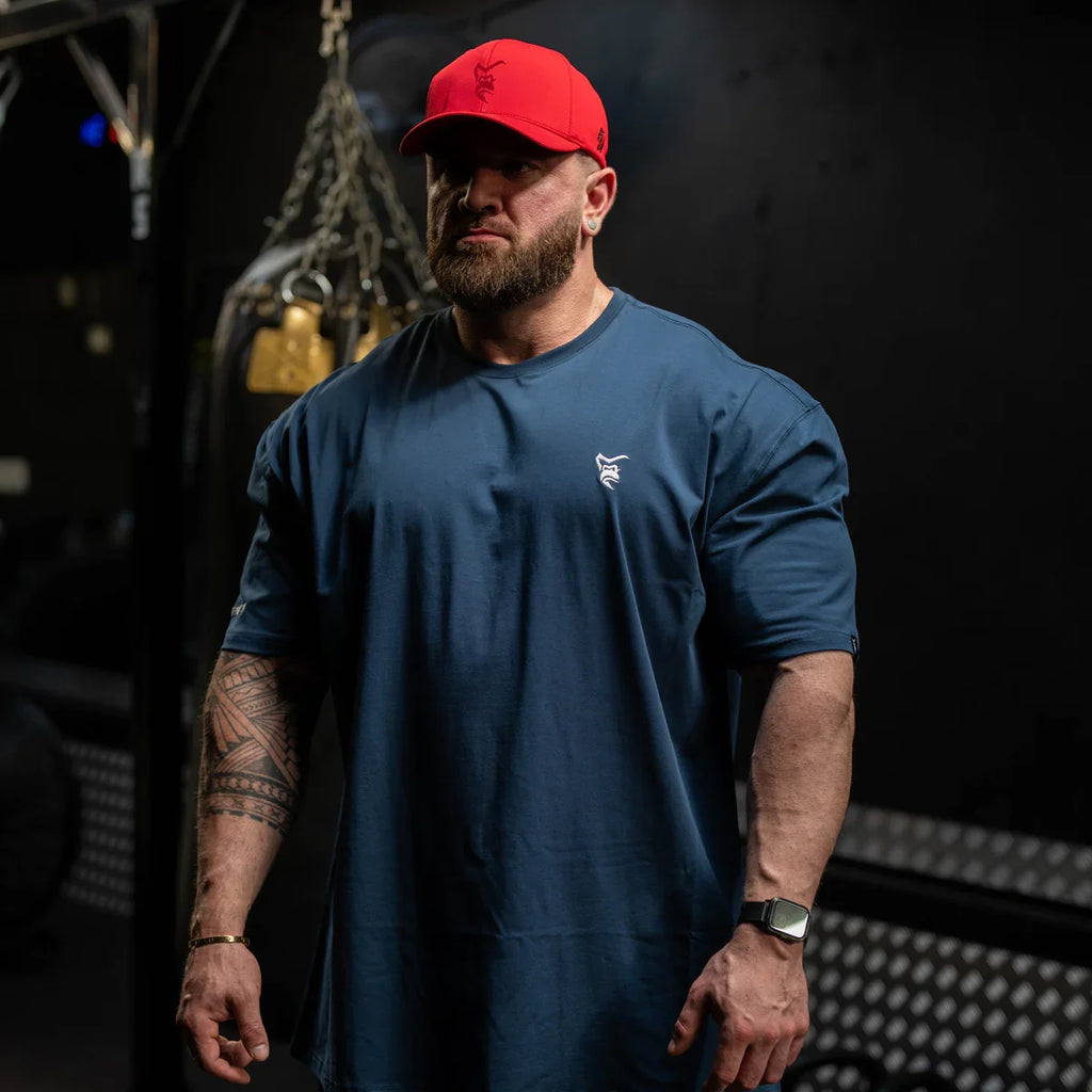 SILVERBACK Lockeres Herren-Baumwoll-T-Shirt Sommer Gym Fitness Rundhals Kurzarm Laufshirts Legere Premium Sportbekleidung