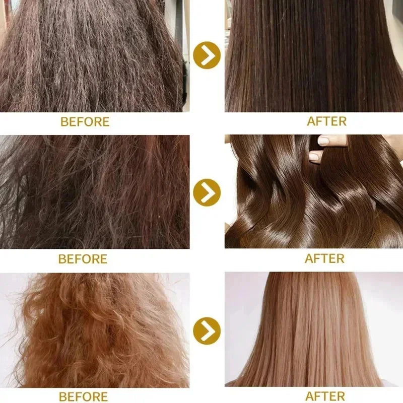 Magische Haarmaske Kollagen Keratin 5 Sekunden Reparatur Geschädigtes Frizziges Haar Glatt Tiefenwirksame Feuchtigkeitspflege Nährendes Haarpflegeprodukt