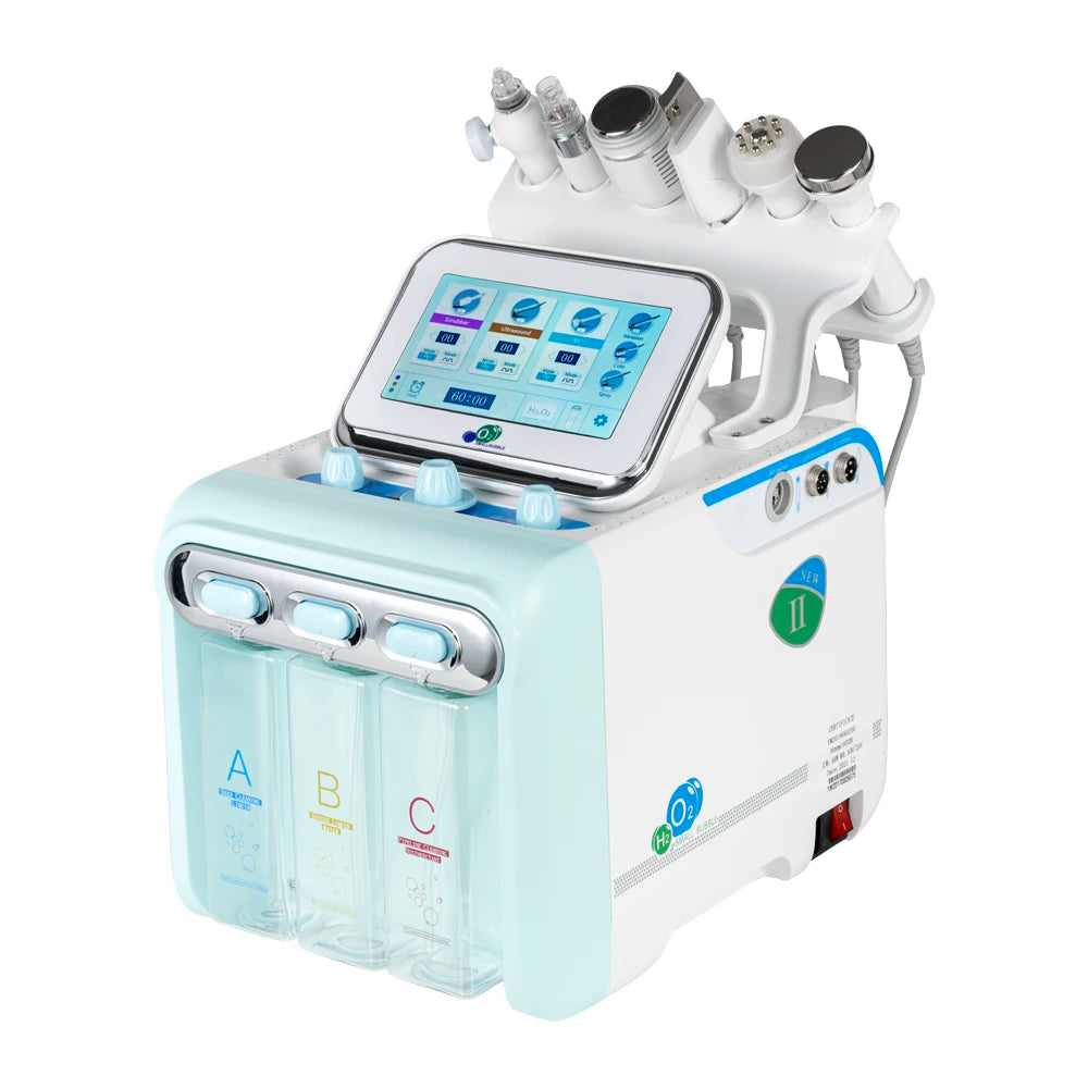 7-in-1 Dermabrasions-Peeling-Spa-Gesichtsmaschine Hautverjüngung Hydro-Dermabrasion Hydro-Aqua-Gesichtstiefenreinigung Hautpflegegerät