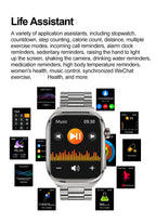 2026 Neue Pflegegrad-Harnsäure-Blutfettwerte Smartwatch Herren EKG+PPG Blutdruck Herzfrequenz Bluetooth Anruf Gesundheits-Smartwatch