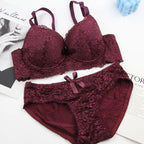 DaiNaFang Neues sexy BH-Set Push Up Unterwäsche für Damen Verstellbar Atmungsaktives Design Schweißabsorbierendes Oberteil BC Cup Dessous