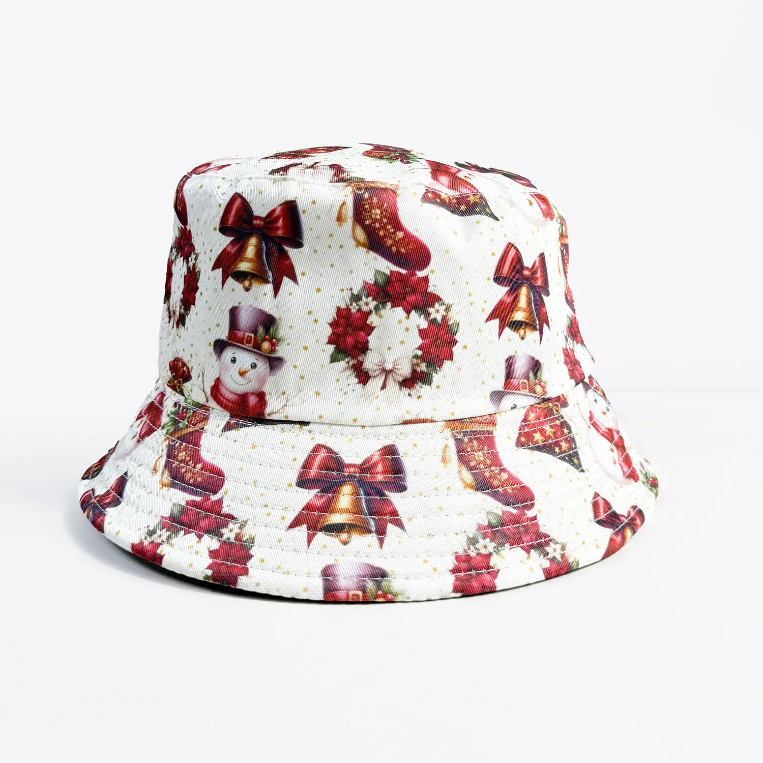 Cartoon Youthful Cool Novelty Christmas Santa Claus gift fisherman hat Outdoor Leisure Sunscreen Sun Hat Men Women bucket hats