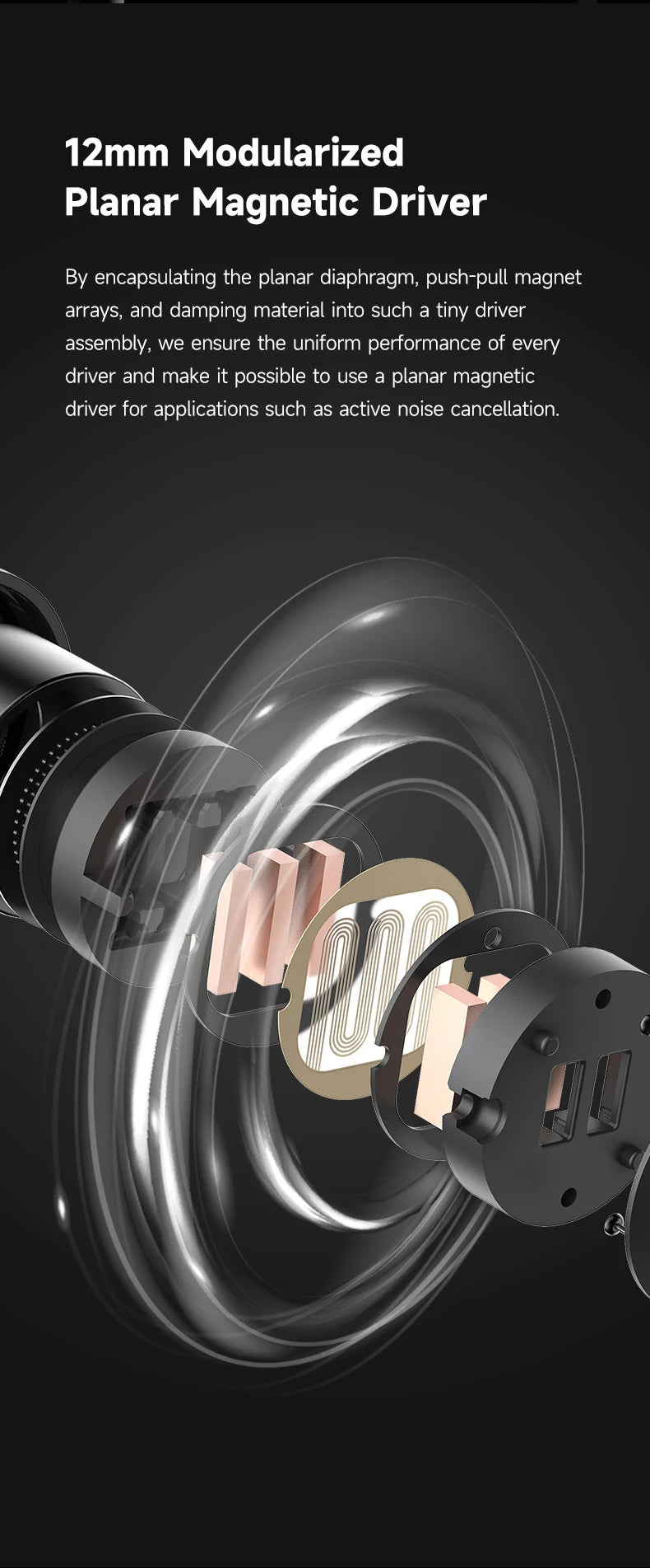 EDIFIER S10 Planar Magnetic ANC True Wireless Earbuds Hi-Res LDAC Bluetooth 5.4 Kopfhörer 6 Mikrofone 28 Stunden Akkulaufzeit