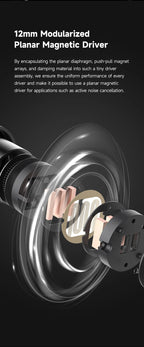 EDIFIER S10 Planar Magnetic ANC True Wireless Earbuds Hi-Res LDAC Bluetooth 5.4 Kopfhörer 6 Mikrofone 28 Stunden Akkulaufzeit