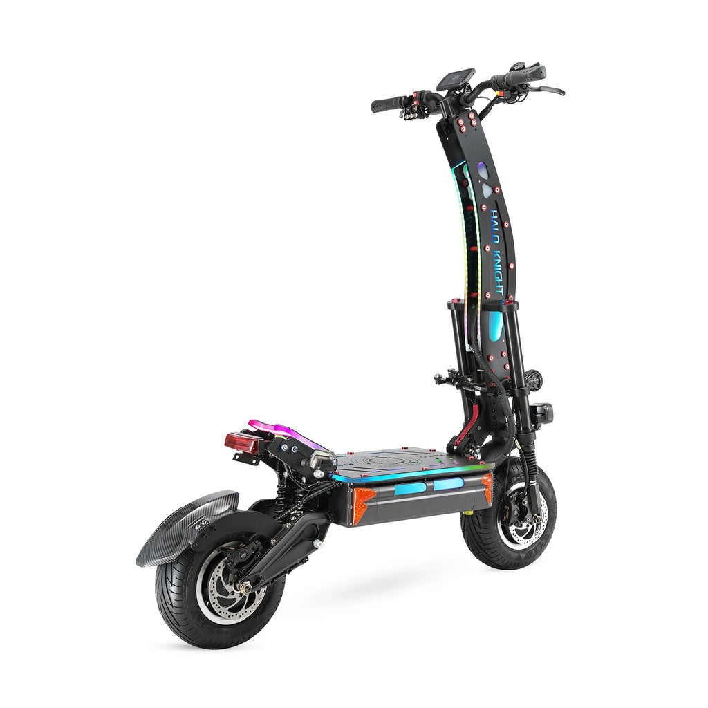 HALO KNIGHT T107Max 72V 8000W Elektroroller für Erwachsene, schnell, 120km/h, Leistungsstarker Doppelmotor, E-Scooter, Top E-Scooter