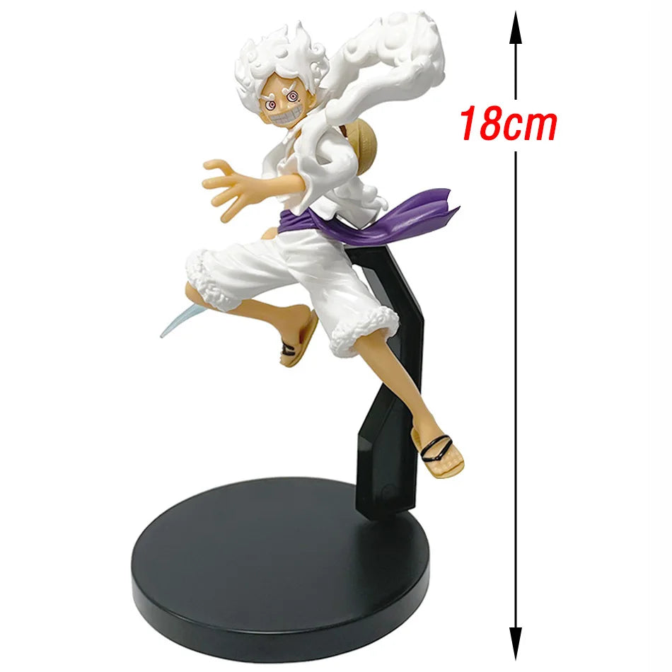Anime ONE PIECE Figur Spielzeug 18cm Nika Monkey D Luffy Actionfiguren Puppen Pvc Modell Sammlerstatue Spielzeug Geschenk Auf Lager