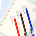 Gelstifte Set 0,5 mm Schwarz Blau Rot Nachfüllung Gelstift Rundspitze Schul- & Bürobedarf Schreibwaren Kawaii Zubehör Schreibwaren