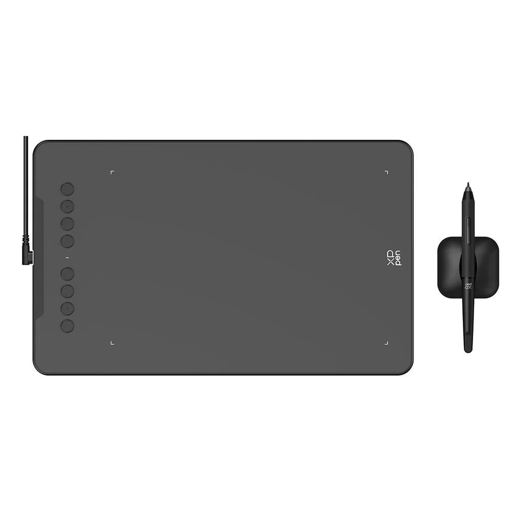 XPPen Deco 01 V3 Grafik-Digital-Zeichentablett 10*6 Zoll 8 Shortcut-Tasten 16384 Stufen 60 Grad Neigung für Windows Mac Android