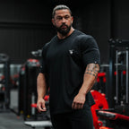 SILVERBACK Lockeres Herren-Baumwoll-T-Shirt Sommer Gym Fitness Rundhals Kurzarm Laufshirts Legere Premium Sportbekleidung