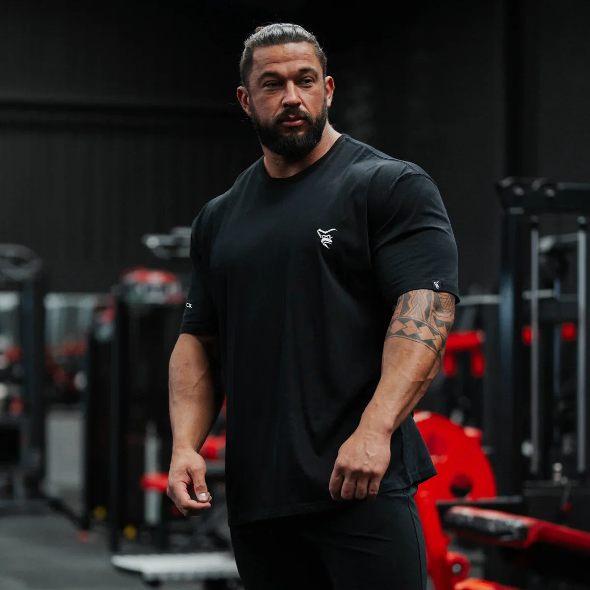 SILVERBACK Lockeres Herren-Baumwoll-T-Shirt Sommer Gym Fitness Rundhals Kurzarm Laufshirts Legere Premium Sportbekleidung