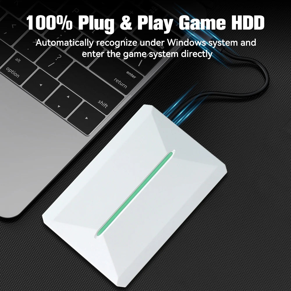 Retrobat & Playnite System HDD Retro-Spielekonsole für PS3/PS2/WIIU/WII/Switch/MAME 50+ Emulatoren 38293 Spiele & 42 AAA PC-Spiele für PC