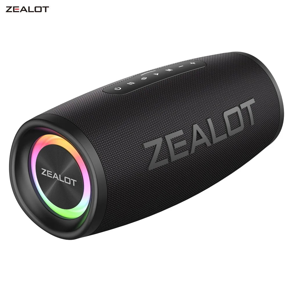 ZEALOT-S56 Bluetooth Lautsprecher 40W Ausgangsleistung Bluetooth Lautsprecher mit ausgezeichneter Bassleistung IPX6 wasserdichter Camping-Lautsprecher Hauptbild