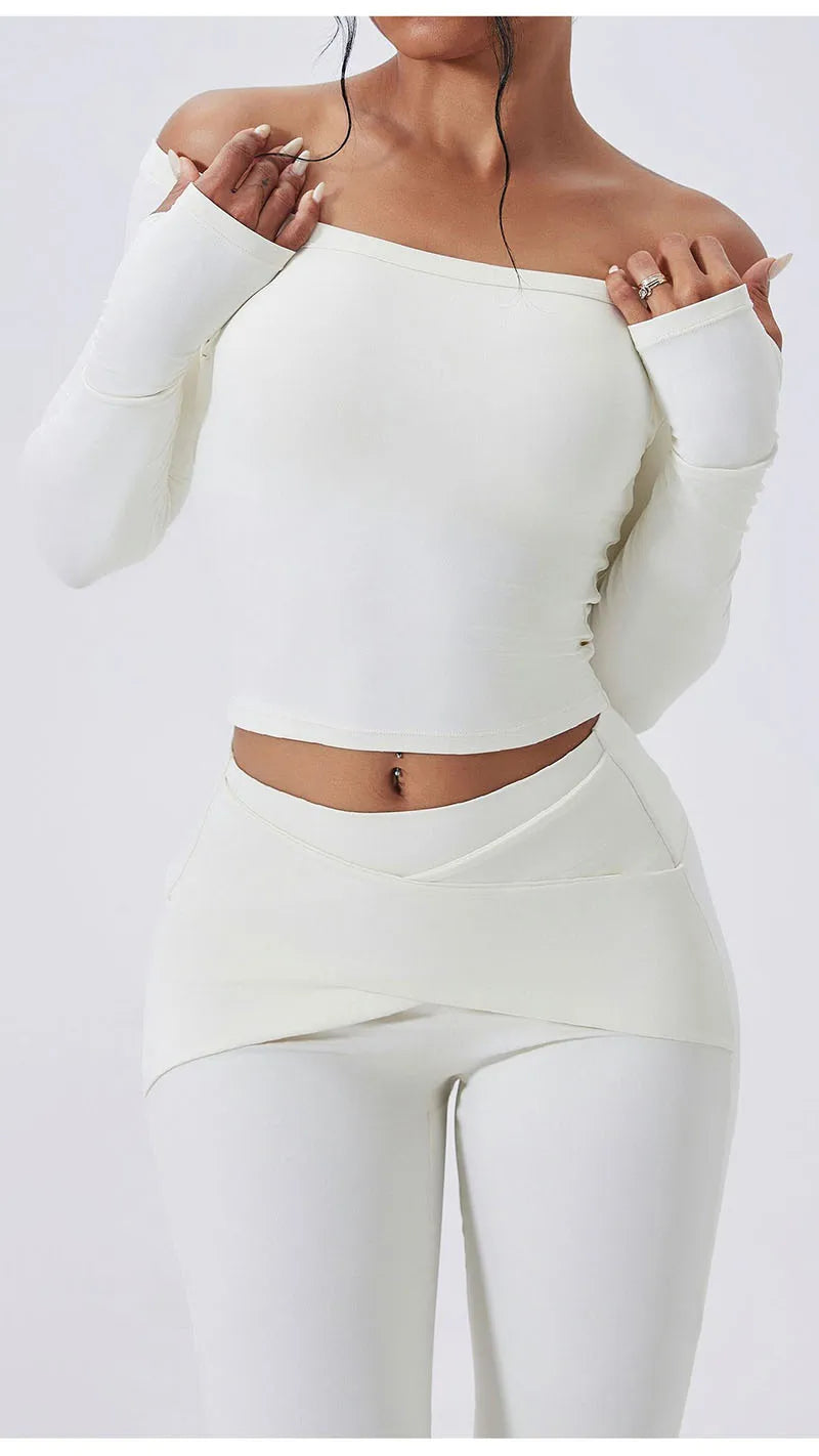 Cloud Hide SEXY Girls Yoga Shirts Langarm Bluse Damen Übergröße Sport Gym Fitness Top Damen Laufshirt Workout Shirt