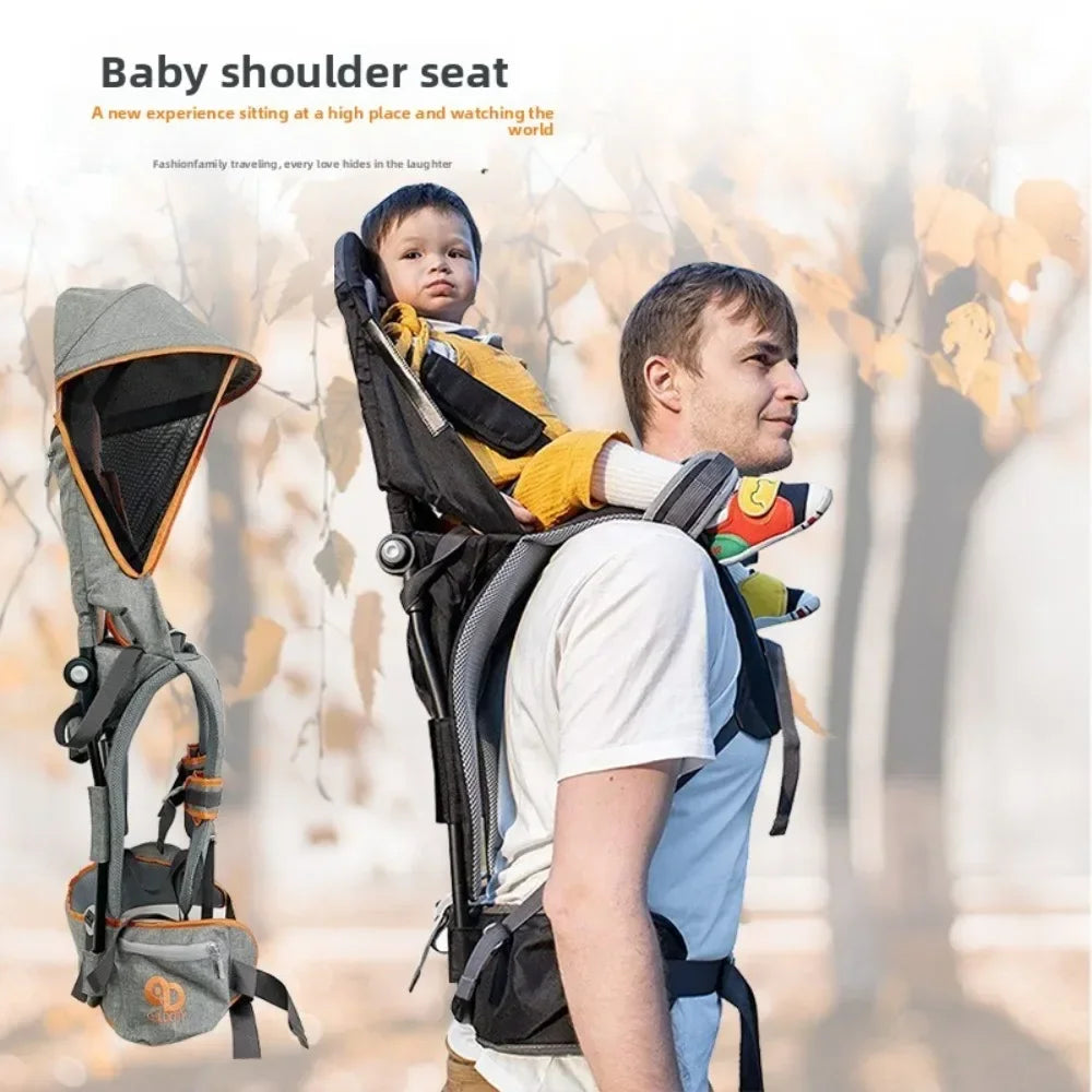 1 Pcs Child Carrier Saddle Shoulder Straps Children Travel Bag with Shoulder Straps Dad Hiking Single Shoulder Baby Carrier