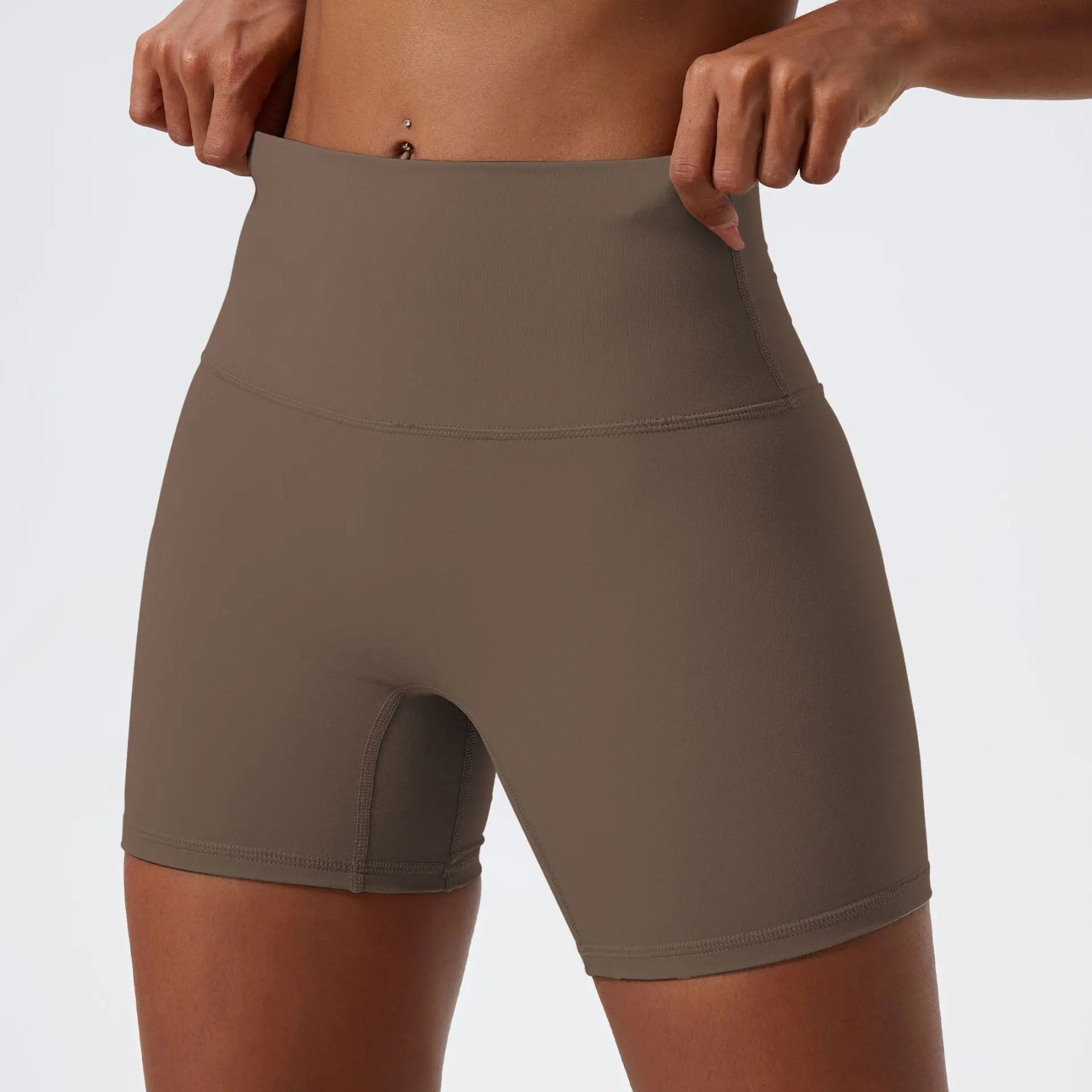 Hearuisavy Damen Yoga Shorts Sommer Soft Buttock Lift Gym Leggings High Waist Sport Shorts Damen Running Workout Shorts Female