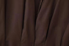 KONDALA 2026 Frühling Sommer Vintage Damenkleid Mode Einreihig Schärpen Drapierter V-Ausschnitt Ärmellos Schicke Braune Damenkleider
