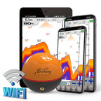 Erchang F68 WIFI Fischfinder 100M Drahtloser Fischfinder Echolot Detektor Angeln für See und Meer IOS& Android