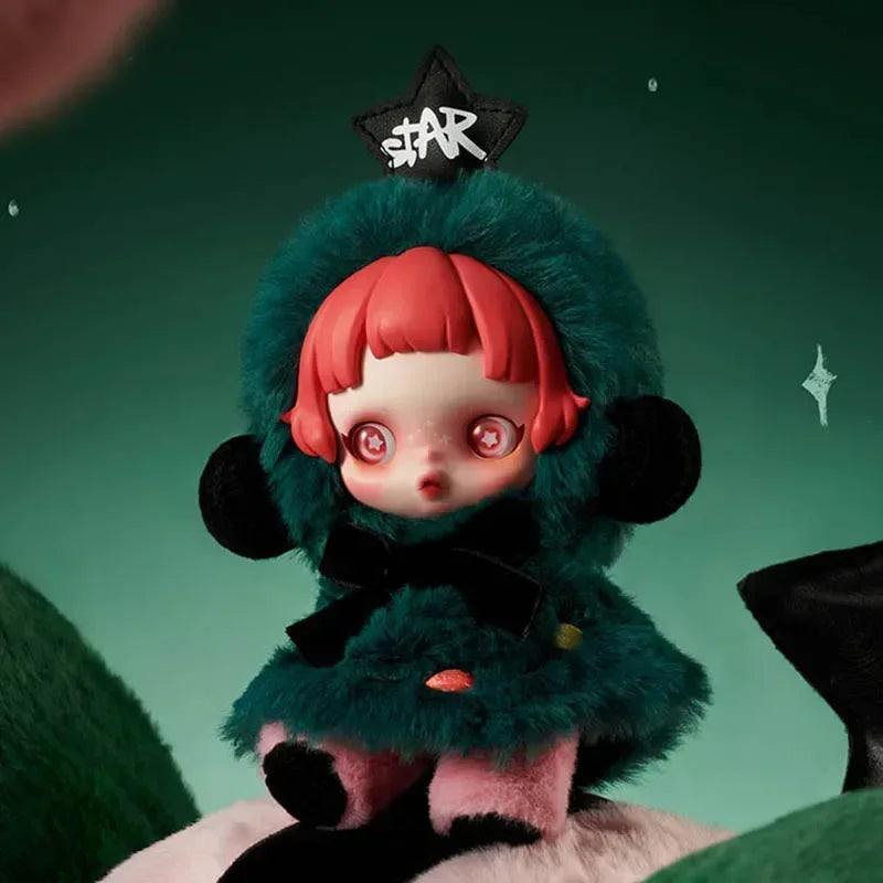 POP MART SKULLPANDA Winter Symphony Series Blind Box Mystery Box Guess Bag Spielzeug Puppe Süße Anime Figur Schreibtisch-Ornamente
