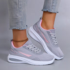 Frühlings-Freizeitsportschuhe für Damen, modisch, atmungsaktiv, leicht, rutschfest, verschleißfest, flache Schuhe