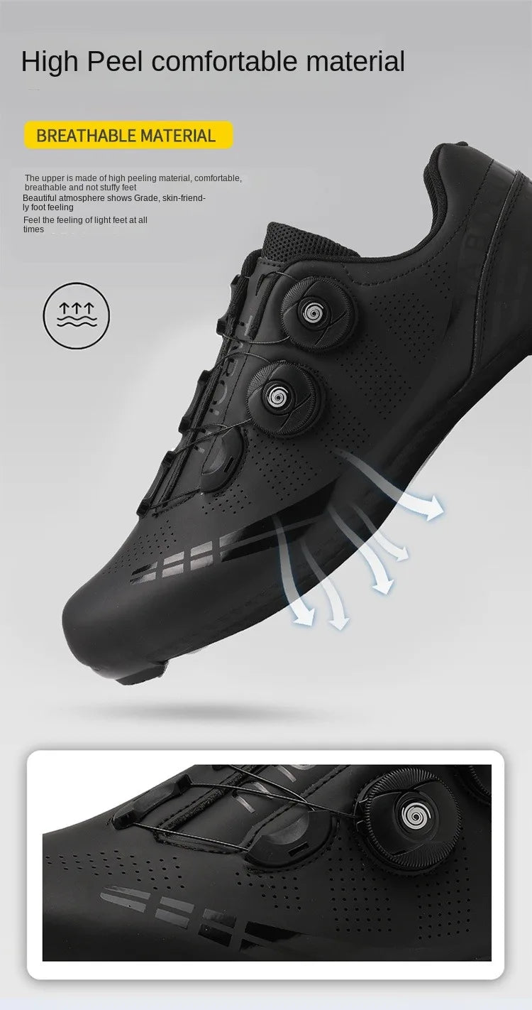 Fahrradschuhe aktualisiertes Modell MTB Fahrrad Herren Rennen Wettkampf selbstsichernd Speed Fahrrad Sportschuhe Damen Spd Cleats Radschuhe