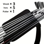 Neue tragbare Mini-Golfschlägertasche Outdoor-Übungstraining Tragbare Aufbewahrung Leichte Umhängetasche Crossbody-Schlägertasche Unisex