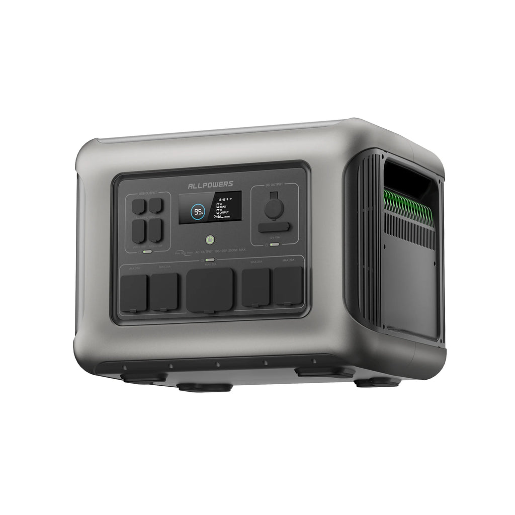 ALLPOWERS Tragbare Powerstation R600, 299Wh LiFeP04 Akku mit 2x 600W (1200W Spitze) AC-Steckdosen für Outdoor-Camping Wohnmobil Zuhause