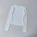 Nahtlose Sport-Langarmshirts Damen Lässiges Outdoor Top Gym Fitness Bekleidung T-Shirt Yoga Shirt Push Up Workout Kleidung Damen