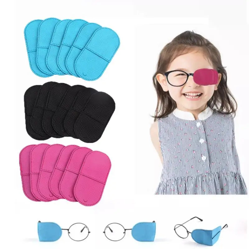 6PCS Augenpflaster Kawaii Süß DIY Alltag Amblyopie Brillenpflaster Augenbinde Kinder Schielbehandlung Sehkraftpflege für Mädchen