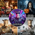 Kamel-Latexmaske Lustige Tier-Kopfbedeckung Weihnachtskarnevalsparty Neuheit Tier-Ganzkopfmaske Halloween Cosplay Kopfbedeckung