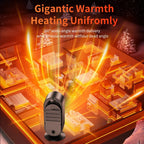 1000W Elektrische Heizung Tragbarer Mini-Tischheizlüfter Intelligenter Warmluftbläser für Zuhause Schlafzimmer Büro Wärmegerät für den Winter