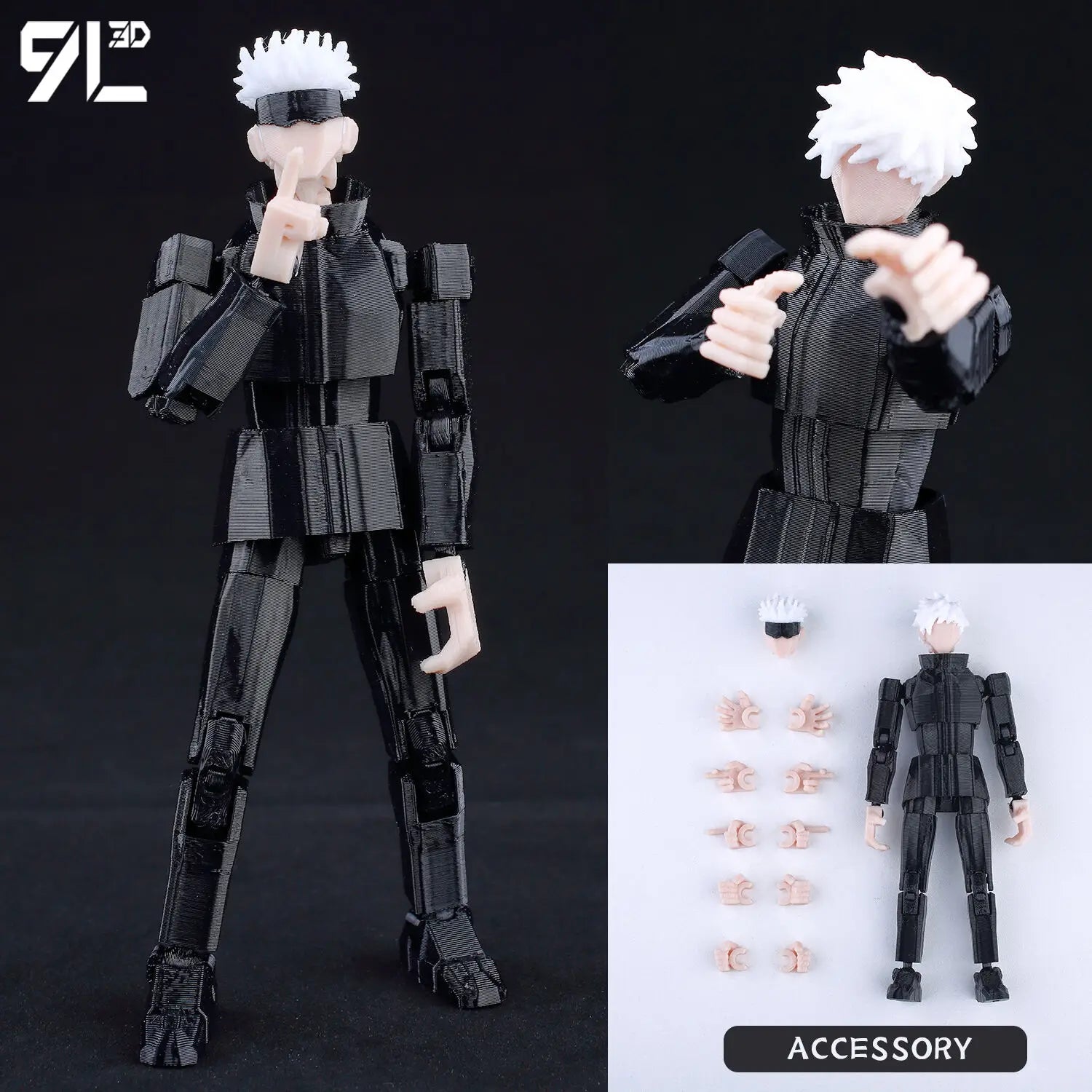 Venom Spider-Man Lucky13 Dummy13 Actionfiguren – 3D-gedruckte T13-Mehrgelenk-Shapeshift-Mannequin-Anime-Sammelspielzeuge