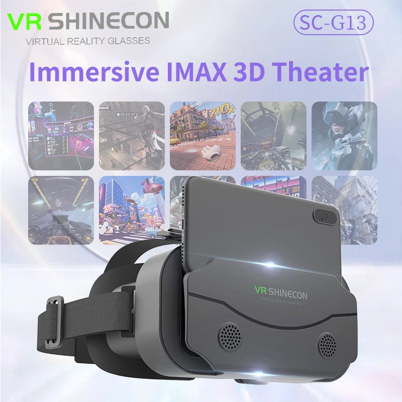 VR Brille Virtual Reality Headset Viar Geräte Helm 3D Linsen Smart Goggles Für Smartphones Telefon Mobile Gogle Spiel Zubehör