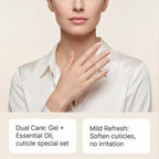 1/2er-Set Nagelhäutchenpflege-Kit, Nagelhaut-Erweichungsöl, Nagelhautentferner für Gel, überwachsene Nagelhaut erweichen, Peeling für Nägel