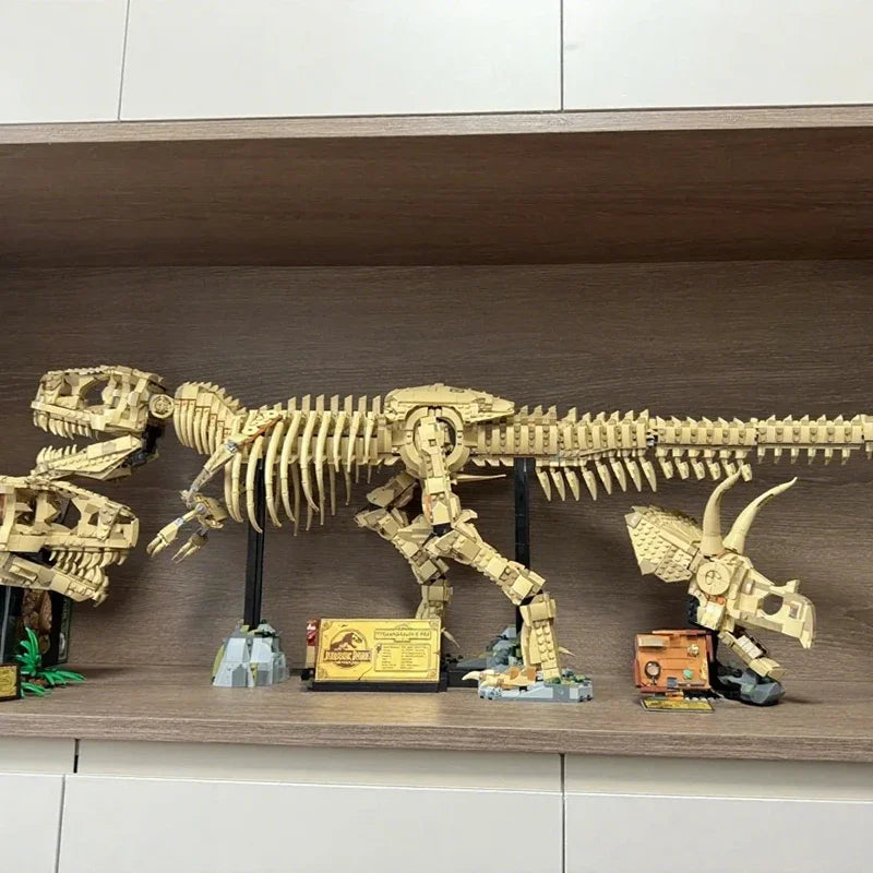 3145 Teile 76968 Dinosaurier-Park Fossilien Bausteine Set Erwachsene Zusammengebauter Steine Modell Spielzeug Geburtstagsgeschenke Kompatibel mit Set