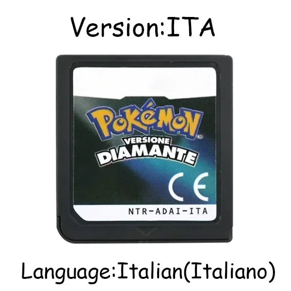 Pokemon Serie DS Spielmodul Videospielkonsole Karte HeartGold SoulSilver Diamond Platinum Pearl Mehrsprachig für NDS 3DS
