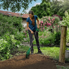 NewBeny Elektrische Gartenfräse Kultivator Vertikutierer Klappbare Bodenhacke Gartenwerkzeug