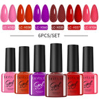 LILYCUTE Nagelgel-Politur-Set, Rosa Grün, Frühling, DIY-Nagelkunst-Design, lang anhaltend, Soak Off UV Gel, Maniküre, Malgel, Vernis-Kit